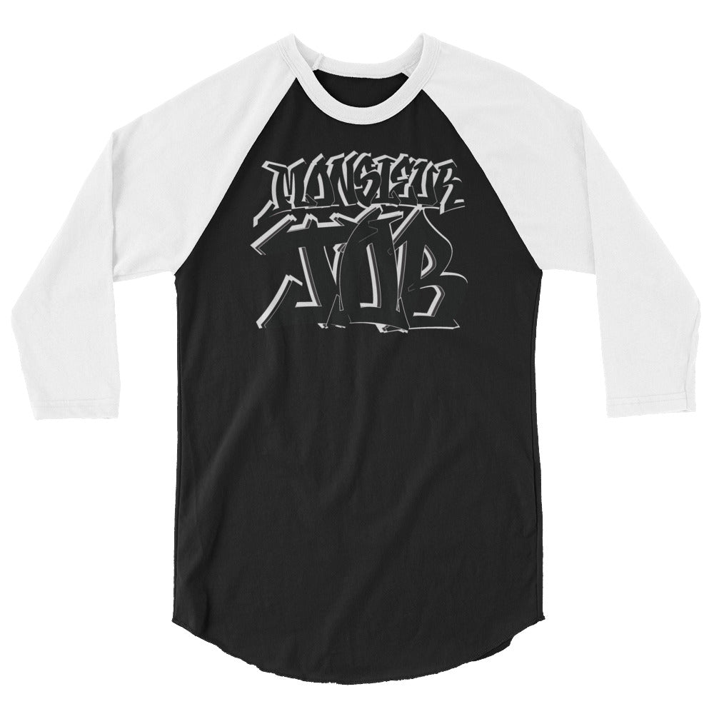 3/4 sleeve raglan shirt