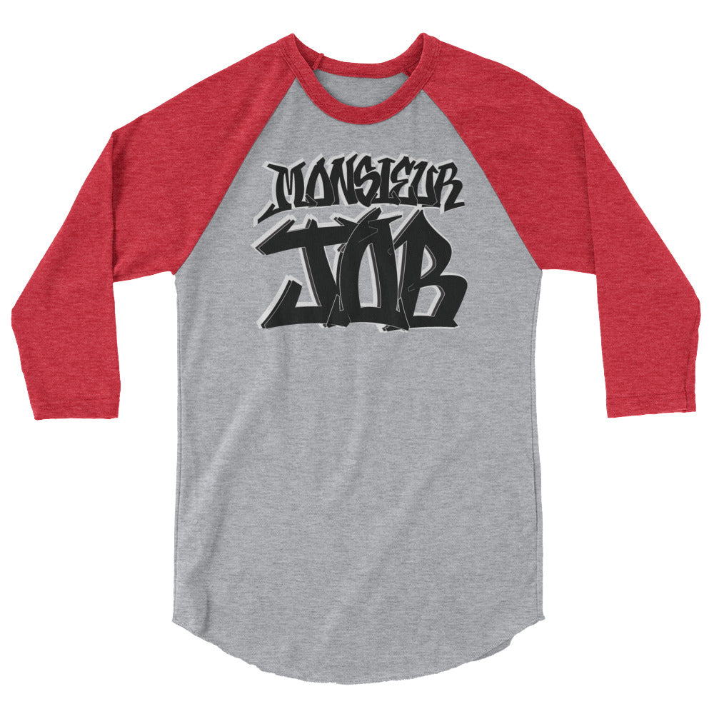 3/4 sleeve raglan shirt