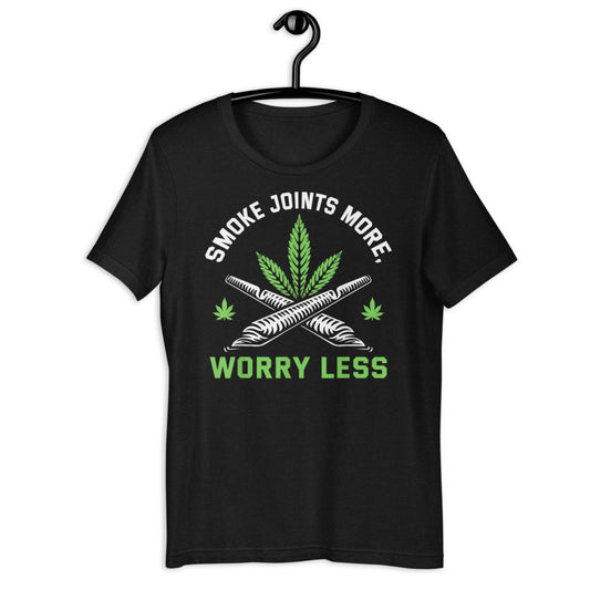 Smoke Joint More Worry Less / Short-Sleeve Unisex T-Shirt