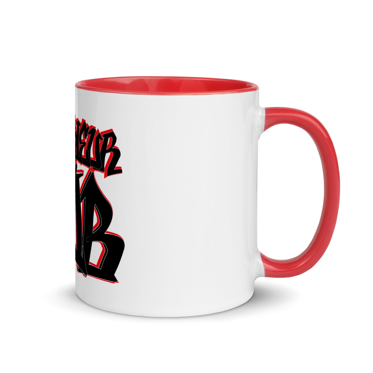 Monsieur Job Mug with Red Color Inside